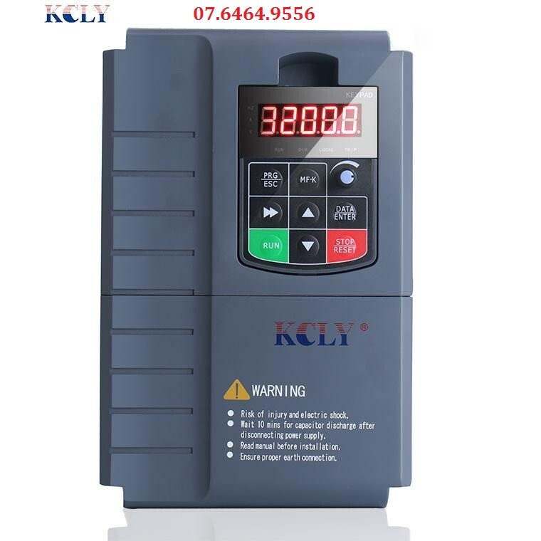 Biến Tần KCLY 2,2Kw Vào 1 Pha 220V Ra 3 Pha 380V