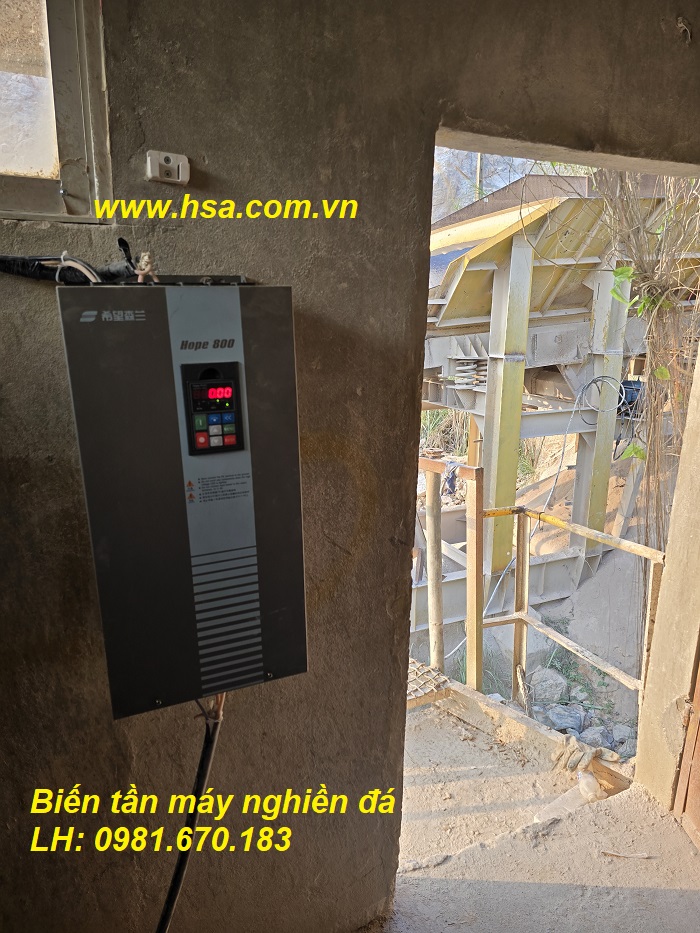 biến tần máy rung cấp nguyên liệu nghiền đá, quặng giá rẻ