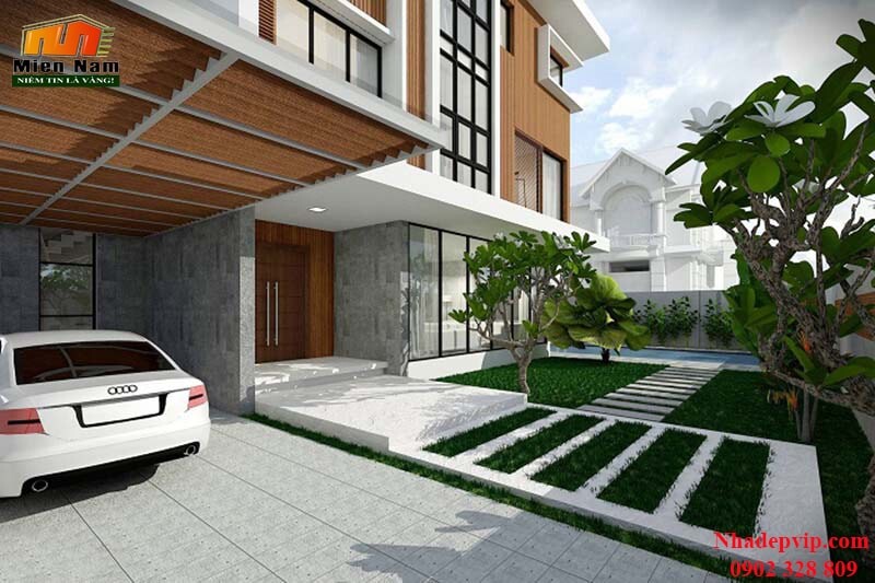 Biệt thự 3 tầng hiện đại Biệt thự 3 tầng hiện đại