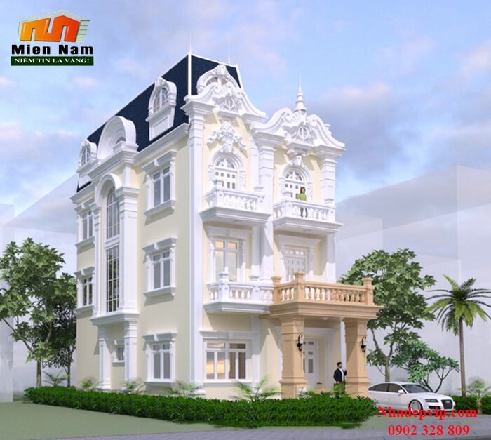 Thi công biệt thự 3 tầng kiểu Pháp gia đình anh Bắc chị Hương Đà Lạt   Thi công biệt thự 3 tầng kiểu Pháp gia đình anh Bắc chị Hương Đà Lạt