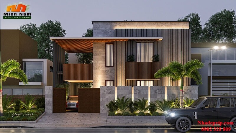 Biệt thự hiện đại gia đình anh Lưu, Bình Chánh 