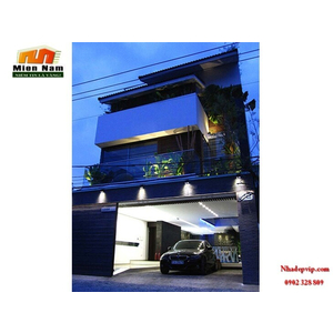 Thi công biệt thự hiện đại đẹp 3 tầng anh Kiệt Quận 6