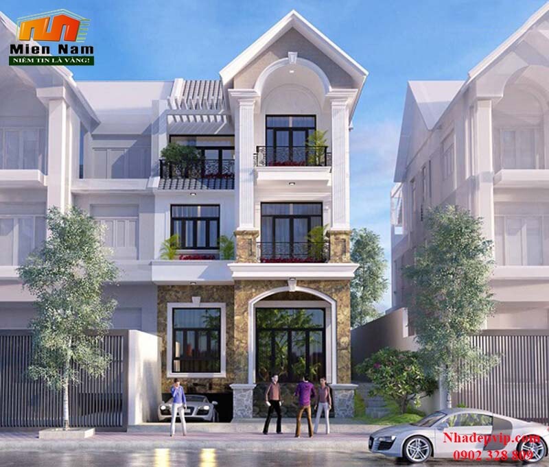 Biệt thự phố một trệt hai lầu gia đình anh Sinh Quận 2 Biệt thự phố một trệt hai lầu gia đình anh Sinh Quận 2