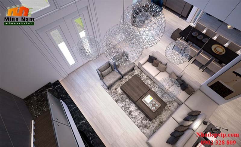 Biệt thự phố một trệt hai lầu gia đình anh Sinh Quận 2 Biệt thự phố một trệt hai lầu gia đình anh Sinh Quận 2