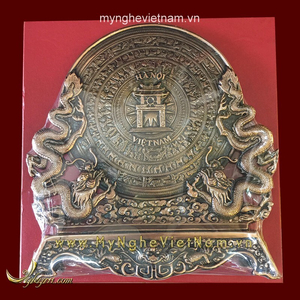 Biểu trưng quà tặng Hà Nội Việt Nam giả đồng đỏ