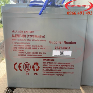 BÌNH ẮC QUI XE NÂNG ĐIỆN 12V85Ah- 5hr