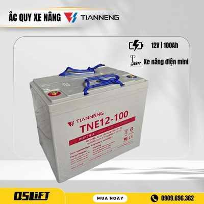 Bình Ắc Quy Xe Nâng 12V 100Ah - TianNeng