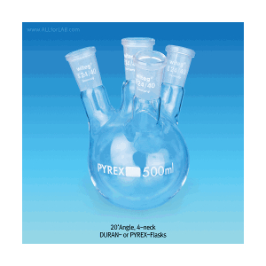 Bình cầu bốn cổ 1000ml, TS 24/40 Duran