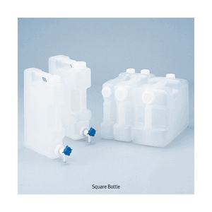 Bình đựng nước cất thí nghiệm, kiểu vuông, 5 & 10L