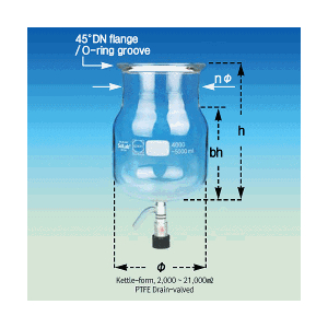 Bình phản ứng chân không Scilab Sl.re2243