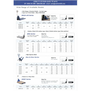 Xe nâng tay Bishamon