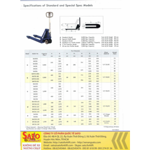 Xe nâng tay Bishamon