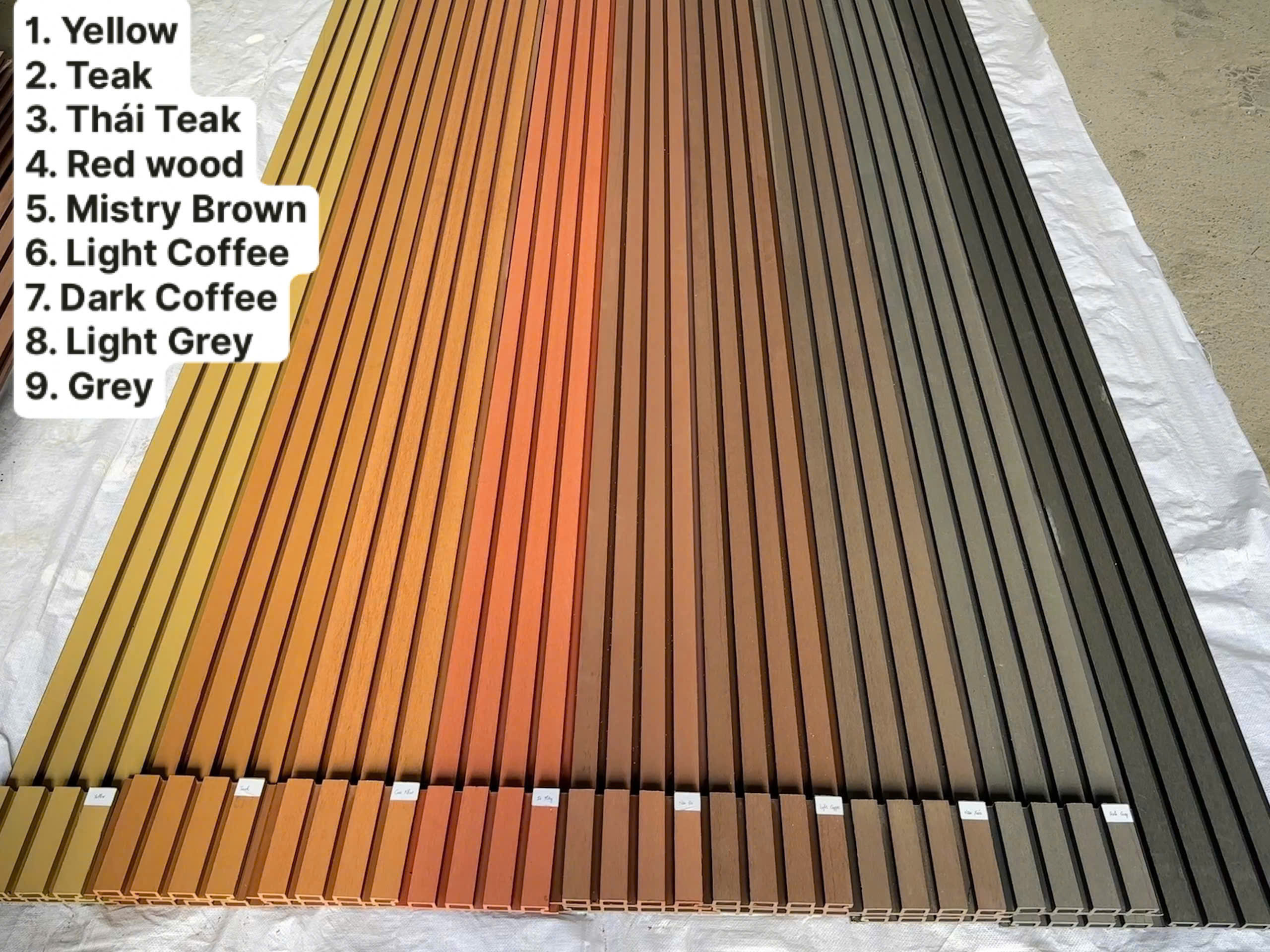 Tấm ốp lam sóng gỗ ngoài trời CEX-W219H26