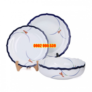 Bộ 1 Tô 2 Dĩa Size Lớn