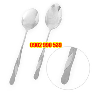 Bộ 2 muỗng cà phê inox cán ngắn