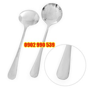 Bộ 2 muỗng cơm inox cán dài giá tốt