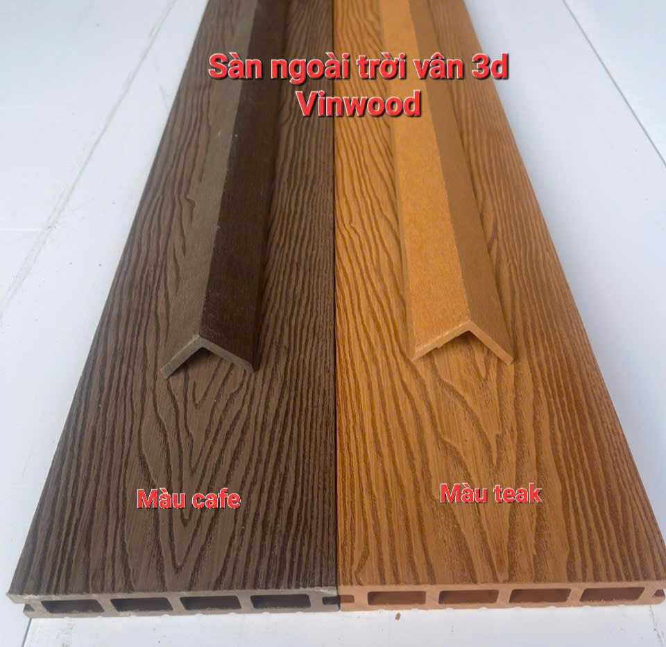 Sàn gỗ ngoài trời ASIA-D14025 - Dòng lỗ vuông 3D