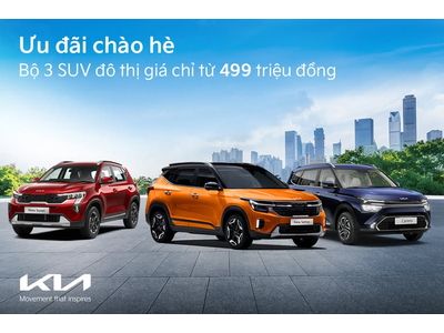 Bộ 3 SUV Kia - Đa dạng lựa chọn với giá sau ưu đãi từ 499 triệu đồng