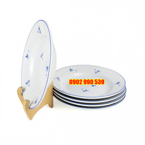 Bộ 5 Dĩa Sứ Hoa Nhí Sâu Lòng