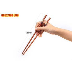 Bộ 5 đôi đũa gỗ sọc ngang