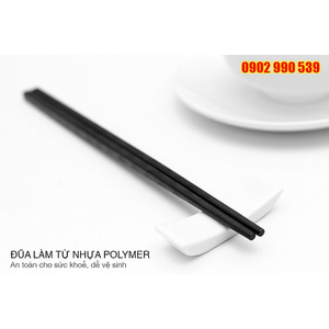 Bộ 5 đôi đũa nhựa polymer hoa văn nổi
