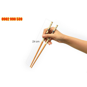 Bộ 6 đôi đũa tre hình gia đình