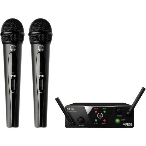 Bộ âm thanh không dây AKG WMS40 Mini Dual Vocal Set Wireless
