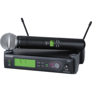 Bộ âm thanh không dây Shure SLX24/SM58 Wireless Handheld Microphone System with SM58