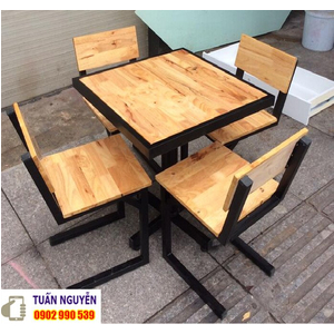 Bộ bàn ghế quán ăn