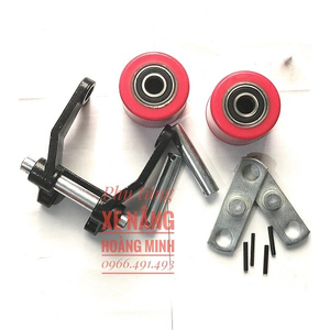 TRỌN BỘ BÁNH XE NÂNG TAY PU 80X70 GIÁ RẺ