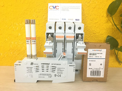 BỘ CẦU CHÌ DC 1500VDC SOLAR FERRAZ SHAWMUT HP15FHM32+HP15M15