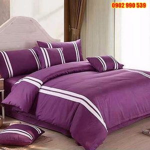 Bộ chăn, ga, gối cotton satin cao cấp