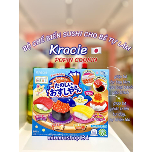 Bộ chế biến bánh SUSHI - CƠM CUỘN cho bé tự làm Popin Cookin 🇯🇵