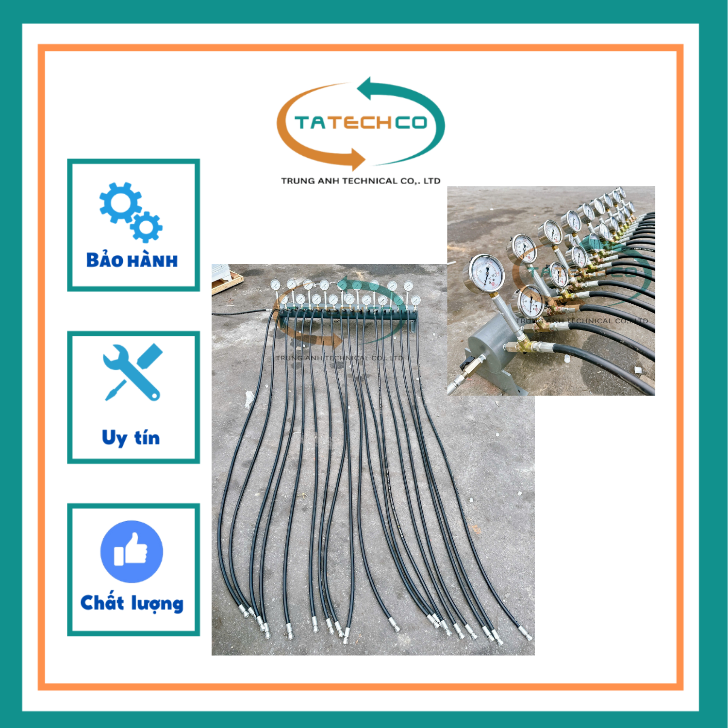 BỘ CHIA THỬ ÁP SUẤT THUỶ TĨNH ỐNG NHỰA