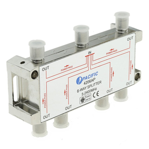 Bộ chia tín hiều truyền hình cáp 6 ngõ PACIFIC 4206AP