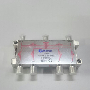 🔌 Bộ chia truyền hình cáp 1 ra 6 – Chính Hãng