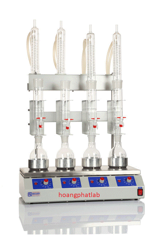 Bộ chiết Soxhlet 6 chỗ BEGER, FAT 6