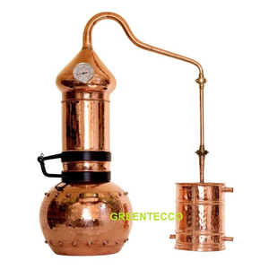Bộ chưng cất tinh dầu bằng hơi nước 20 lit chất liệu đồng đỏ - Bồ Đào Nha