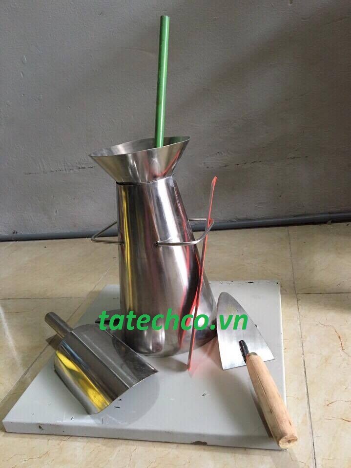 Bộ côn thử độ sụt bê tông bằng Inox
