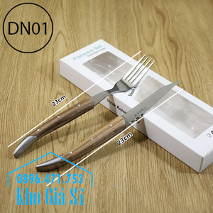 Bộ dao nĩa inox ăn bò bít tết - Dao nĩa inox 304 ăn beefsteak đẹp