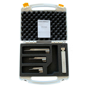 Bộ đặt nội khí quản sơ sinh ánh sáng lạnh Xenon 2.5V Luxamed (dây dẫn sáng tích hợp, 3 lưỡi thẳng)