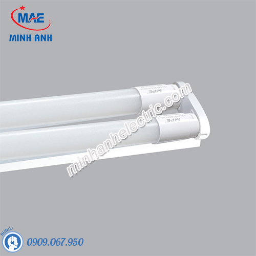 Bộ Đèn Led Tube Thủy Tinh T8 Bóng Đơn MPE 60cm