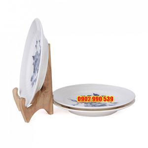 Bộ Dĩa Sứ Hoa Hồng