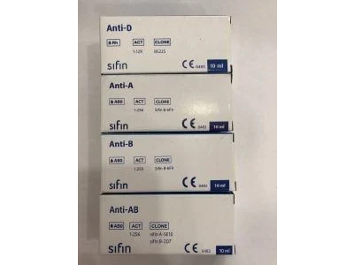 Bộ định nhóm máu (Anti A, Anti B, Anti AB, AntiD)