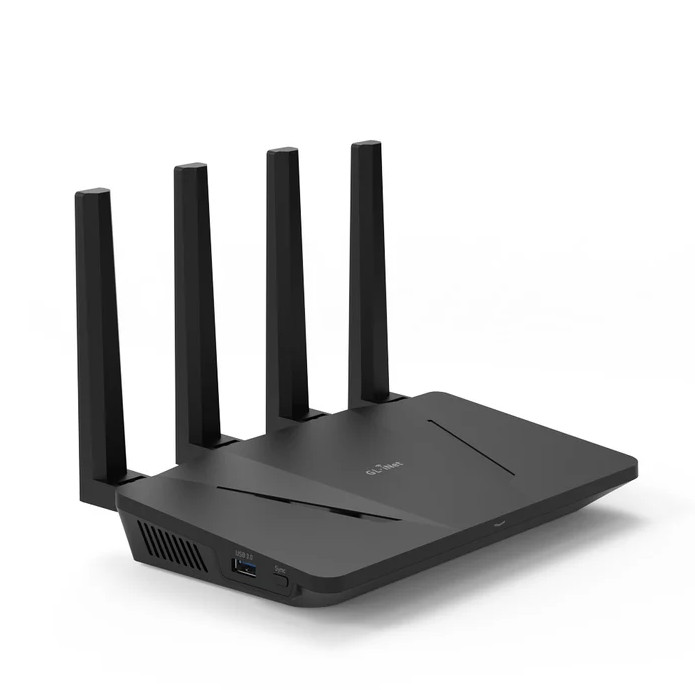 Bộ định tuyến wifi GL.iNet GL-AX1800(Flint) VPN, OpenVpn&WireGuard, Tor, tích hợp sẵn ExpressVPN, AzireVPN, WiFi 6 Router -Dual Band Gigabit Wireless