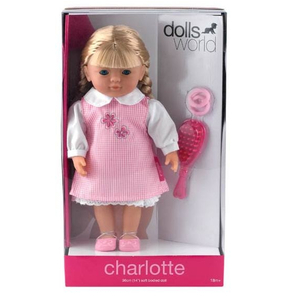 Bộ đồ chơi búp bê DW8111 Dolls World Em bé tóc bím Charlotte