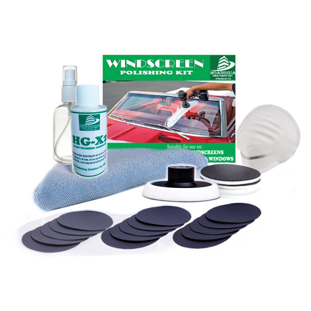 BỘ dụng cụ mài vết trầy xước nhỏ trên kính, gương loại 2inch M14