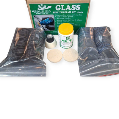 BỘ dụng cụ mài vết trầy xước nhỏ trên kính, gương loại 2inch M14