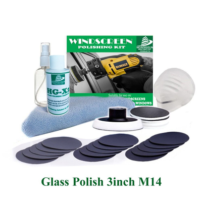 BỘ dụng cụ mài vết trầy xước nhỏ trên kính, gương loại 3inch M14