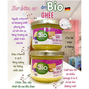 Bơ Ghee bio 180g